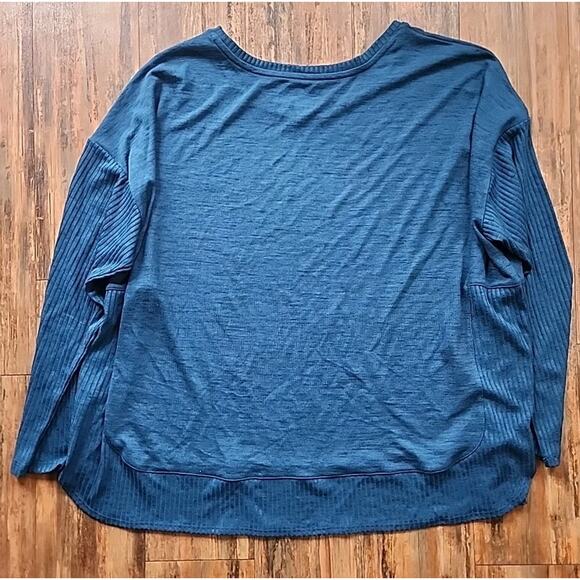 Lane Bryant Sweater Women 22/24 Blue Long Sleeves Pullover NWT - Picture 4 of 4